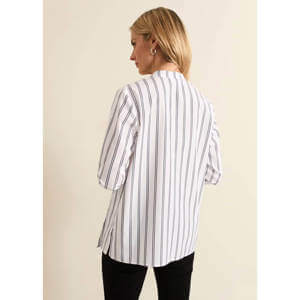 Phase Eight Ashlyn Asymmetric Striped Shirt